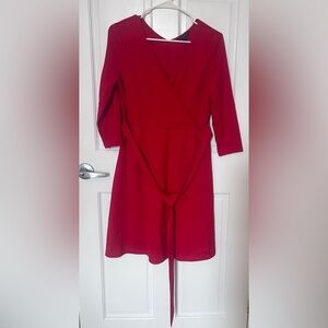 Lands' End Vibrant 3/4 Sleeve Dress